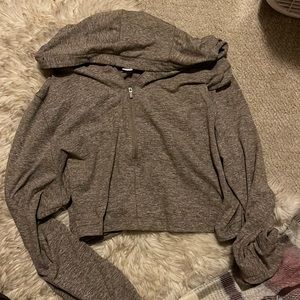 Athletic crop hoodie